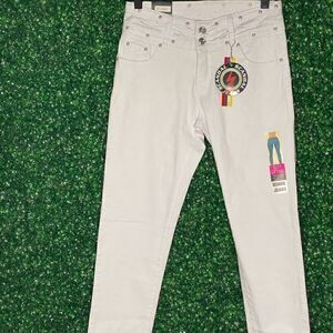 Scandal White Skinny Leg Jeans